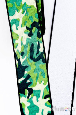 Bandeau élastique - largeur 30 mm - camouflage